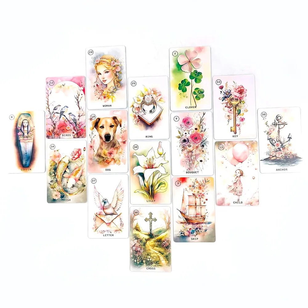 New Exquisite Oracle Cards A 38 Cards For Fate Divinations Party Board Game Cards Game Spiritual Guidance & Collectors — image 5