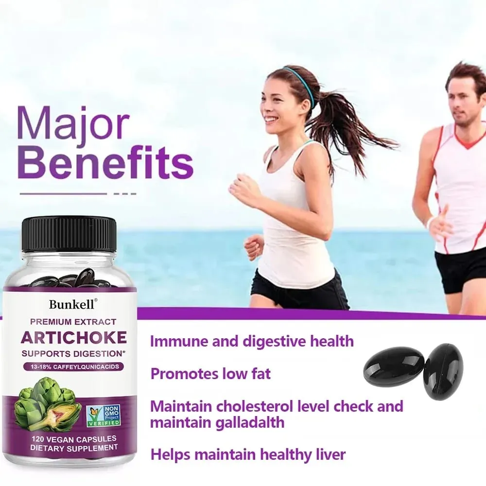 Artichoke Extract - Natural Cleansing and Detoxifying Supplement for Liver Support Immune Support and Skin Health — image 3