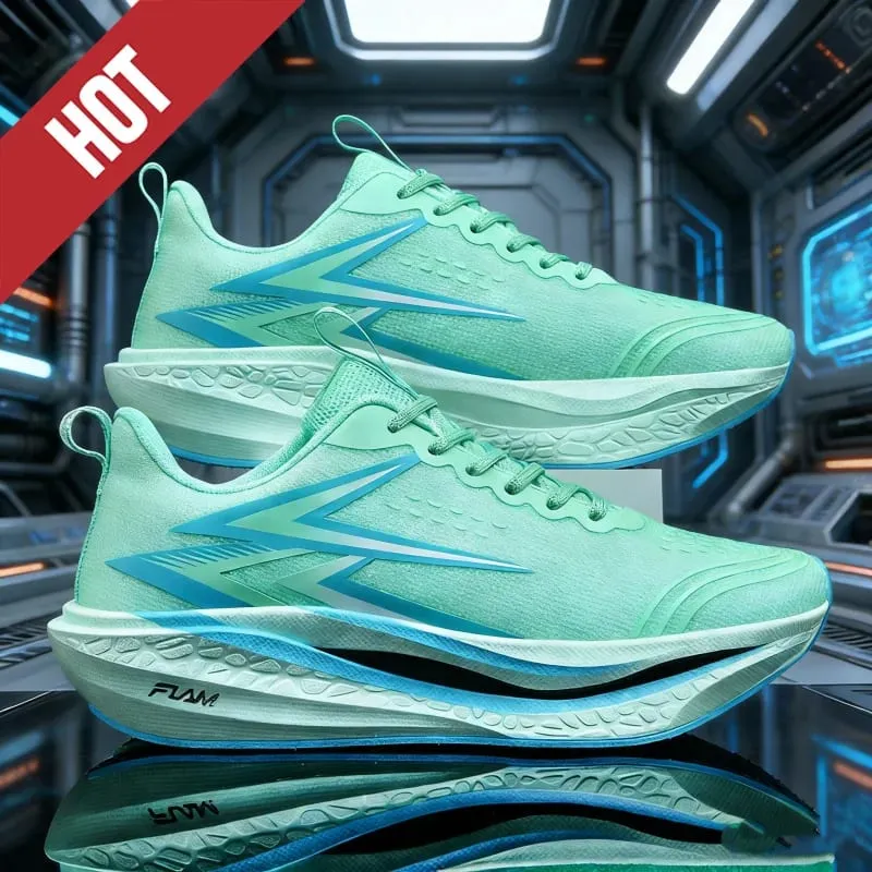 Running Shoes Carbon Board Speciality Marathon Men Sports Breathable Lightweight Women's Comfortable Athletic Nonskid Sneakers