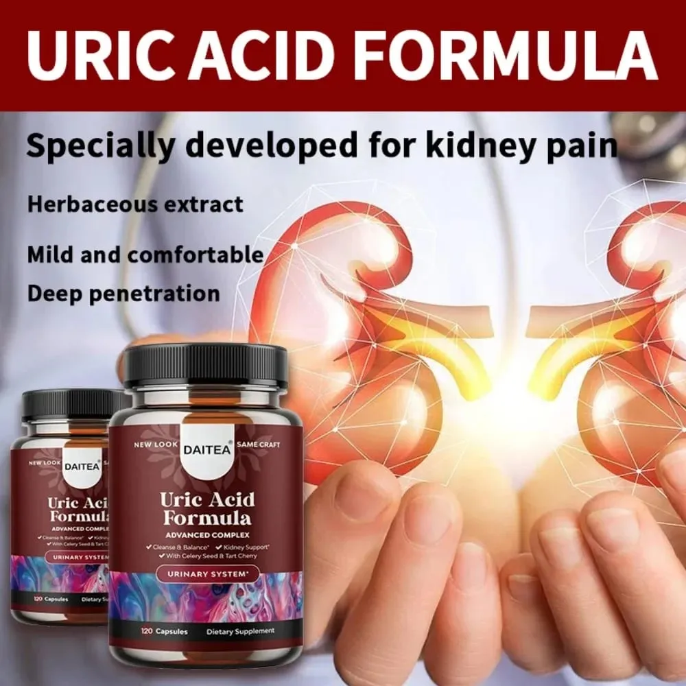 Uric Acid Formula - Kidney Cleanse Uric Acid Support Joint Supplement and Improves Immunity Supplement