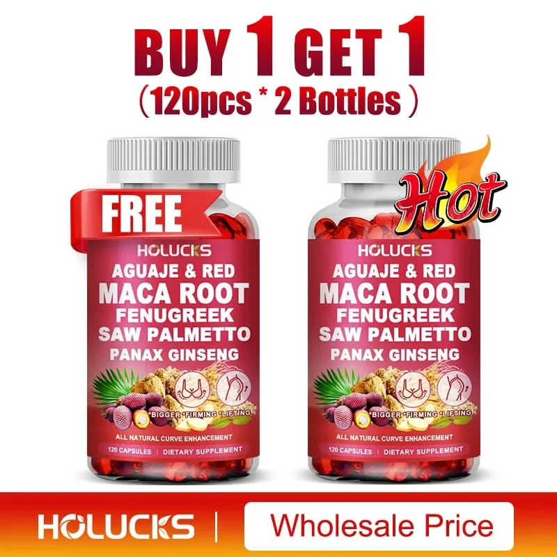Aguaje + Fenugreek Capsules Support Bigger Butt & Breast for Firming & Lifting with Maca Saw Palmetto Panax Ginseng — image 10