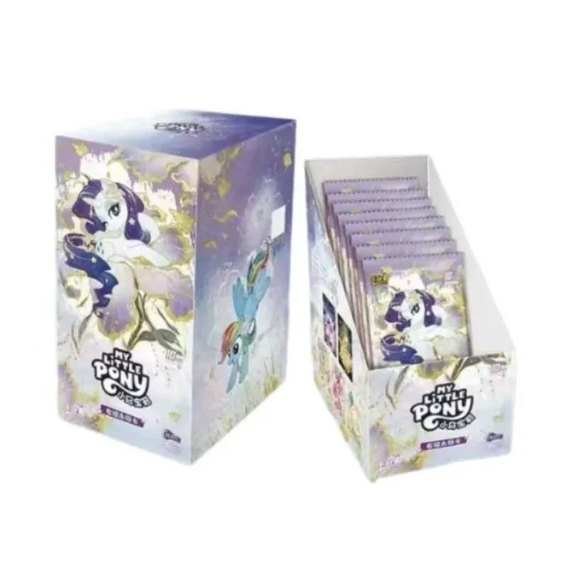 Authentique My Little Pony Friendship Forever Moon 12 11 10 Series Cartes à collectionner Fluttershy Anime Marchandise Cadeaux