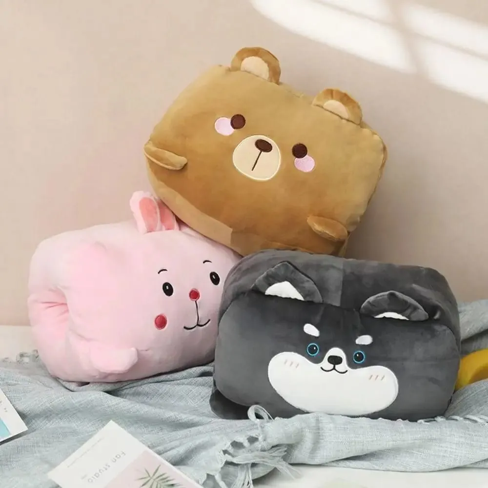 Creative Hand Warmer Pillow Super Soft Keep Warm Office Nap Pillow Animal Hand Hold Pillow Stuffed Men Women — image 5