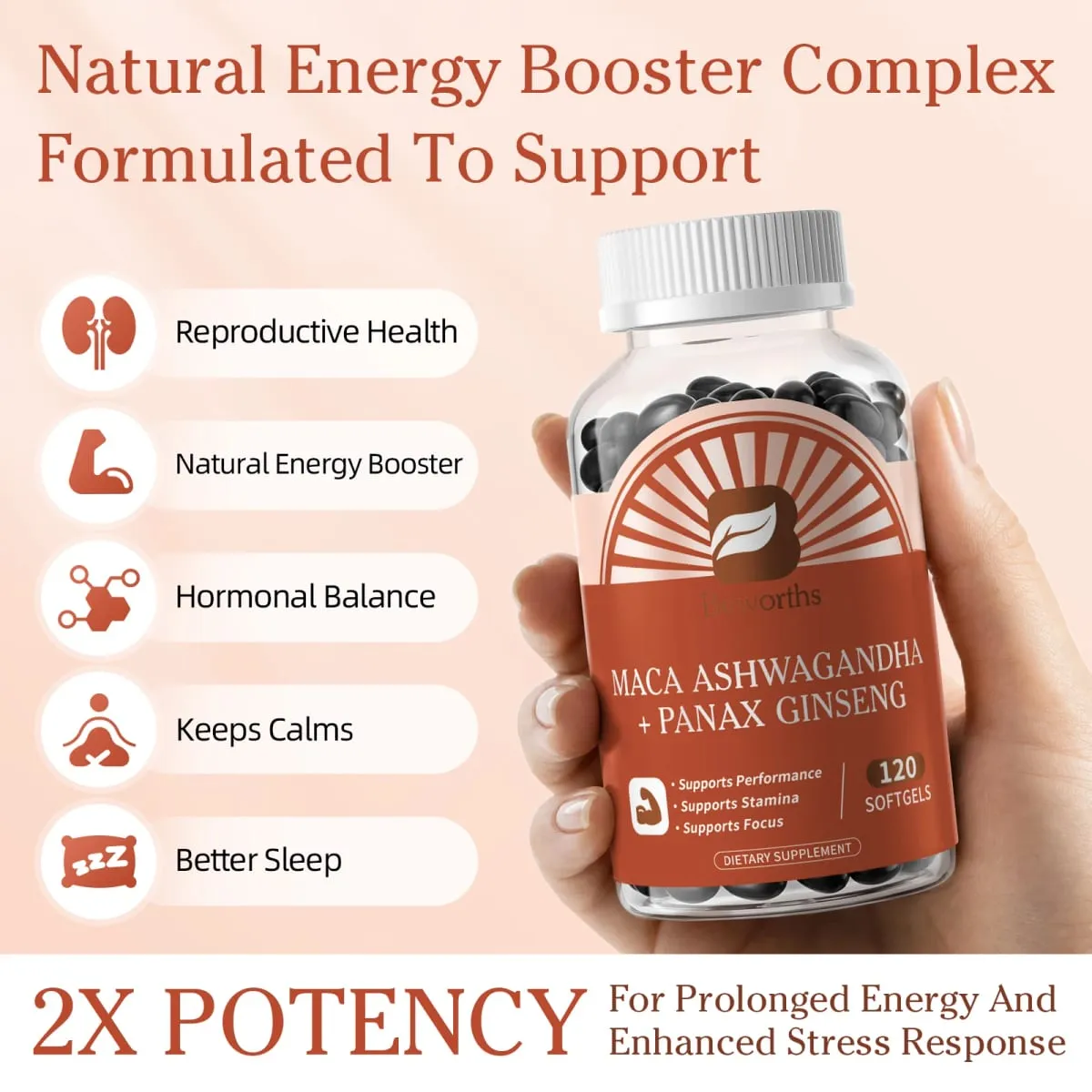 Beste Maca-capsules voor de gezondheid van mannen met roodgele en zwarte Maca