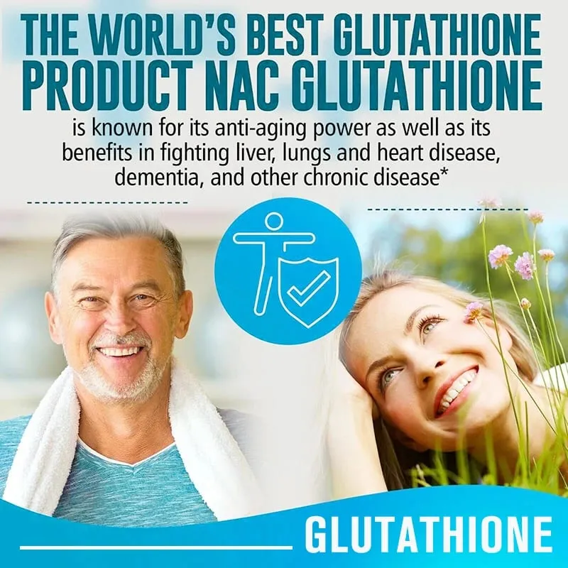 Glutathione & NAC Detox Formula Capsules Supports Antioxidant Protection Liver Function Skin Brightening & Immune Balance — image 7