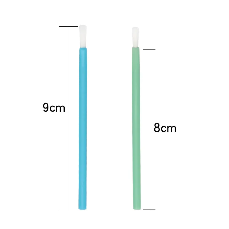 50Pcs Disposable Nylon Fiber Lip Brush Lipstick Wands Clean Applicator lip Gloss Brushes portable Cosmetic women Makeup Tools
