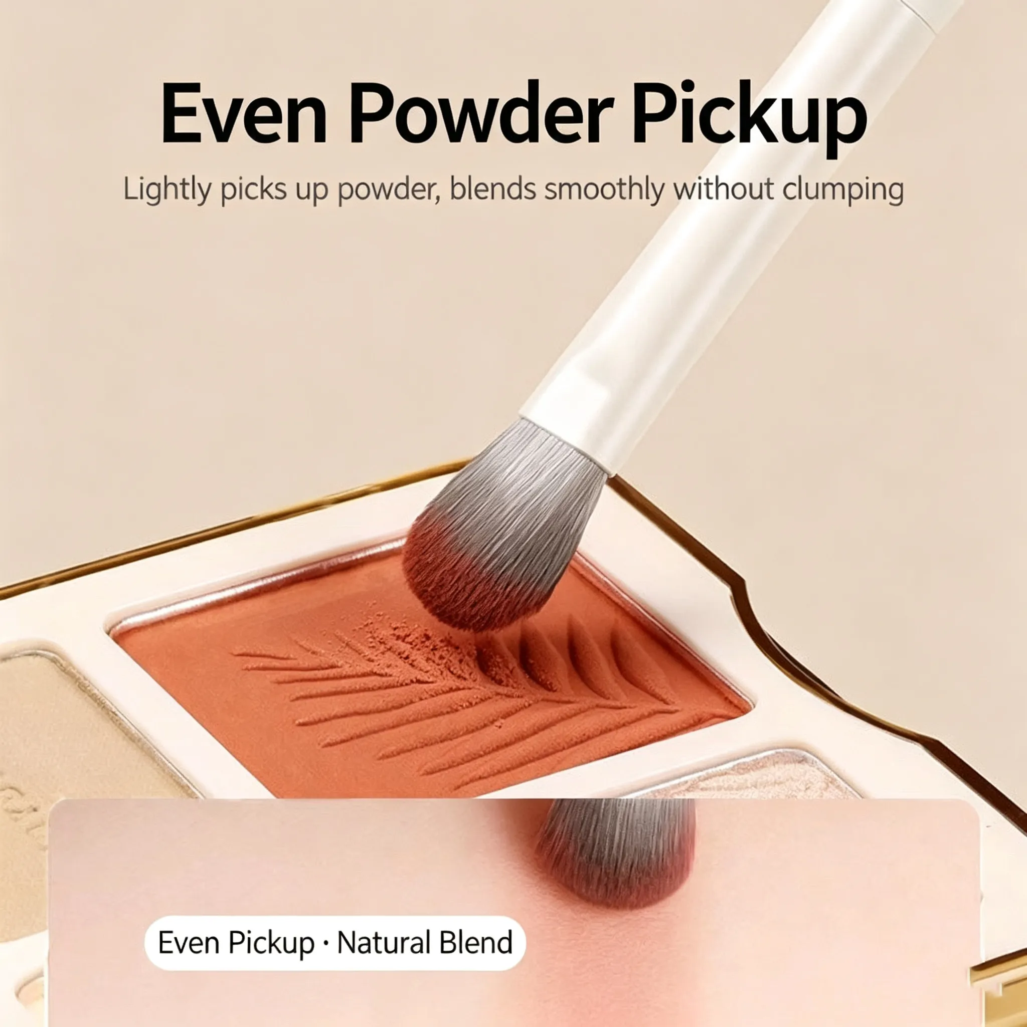Eye Shadow Brush Set for Beginners Including Color Application Under-Eye Liner and Blending Detail Brushes