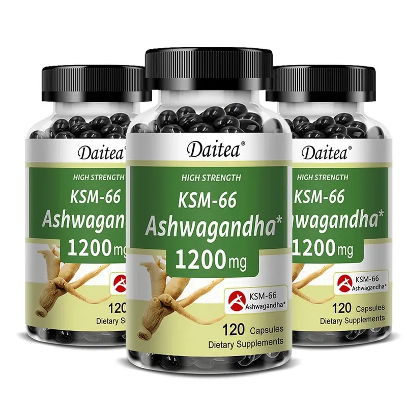 Organic KSM-66 Ashwagandha Root Extract Stress Relief Mood Support & Natural Immune Boost Sleep Health — image 11