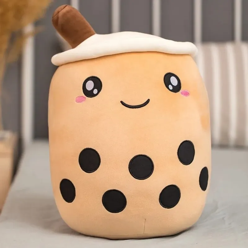 New 25/35cm Bubble Tea Pillow Soft Cushion Pillow Boba Pillow Home Decor — image 4