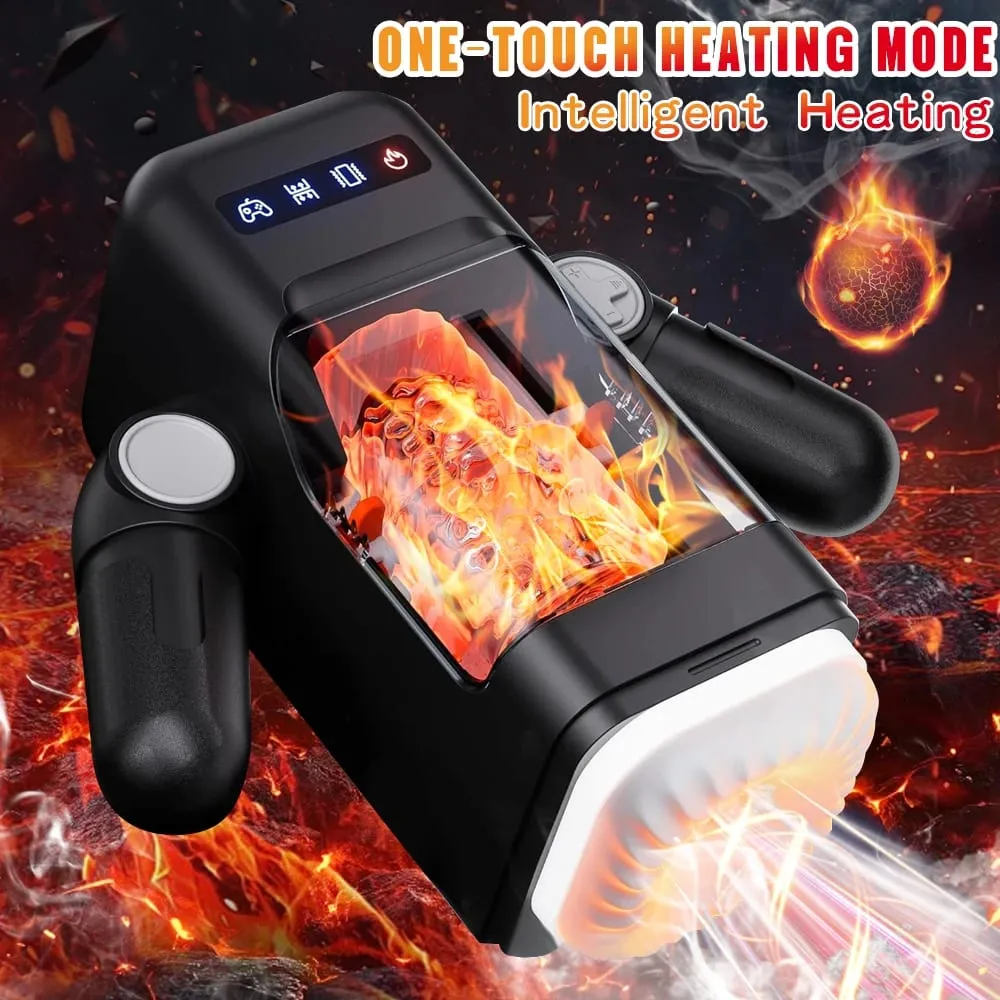 Automatic Thrusting Male Masturbator Cup hande Blowjob Pocket Pussy Strong Stroker Real Pocket Pussy Adult Sex Toys for Men 18+