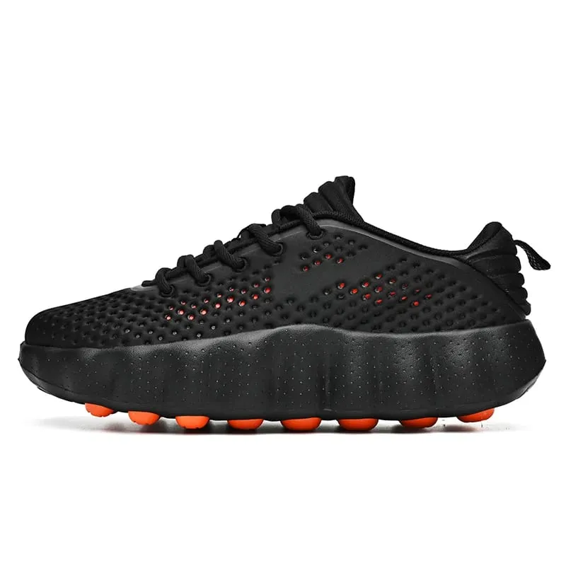 Men's Comfortable Casual Sneakers with Foot Sensing Massage Technology Women's Sports Breathable Lightweight Training Shoes — image 8