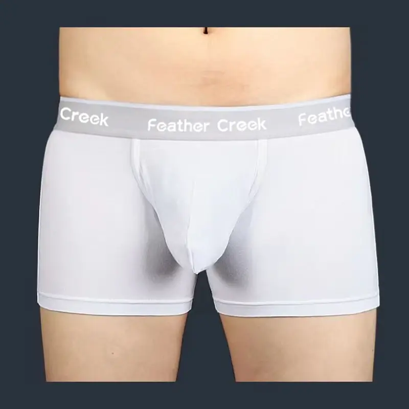 Mens Everyday Large Pouch Underwear U Convex Bulge Enhancing Durable Seamless Cotton Briefs Breathable Low Rise Boxer Shorts Fit — image 6