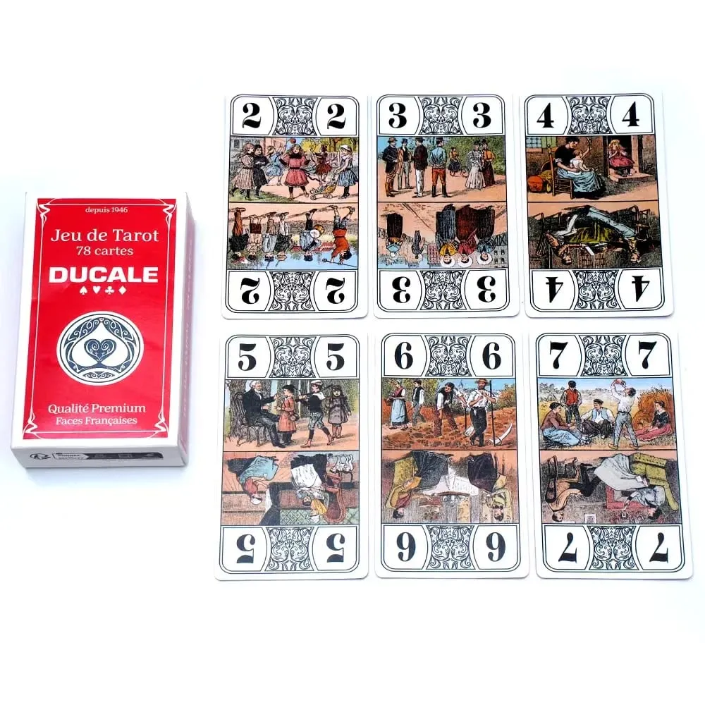 Français Jeu de Tarot 78 Cards Ducale French Tarot Game Tarot Deck Cards Entertainment Game For Family Party Board Game Toy — image 6
