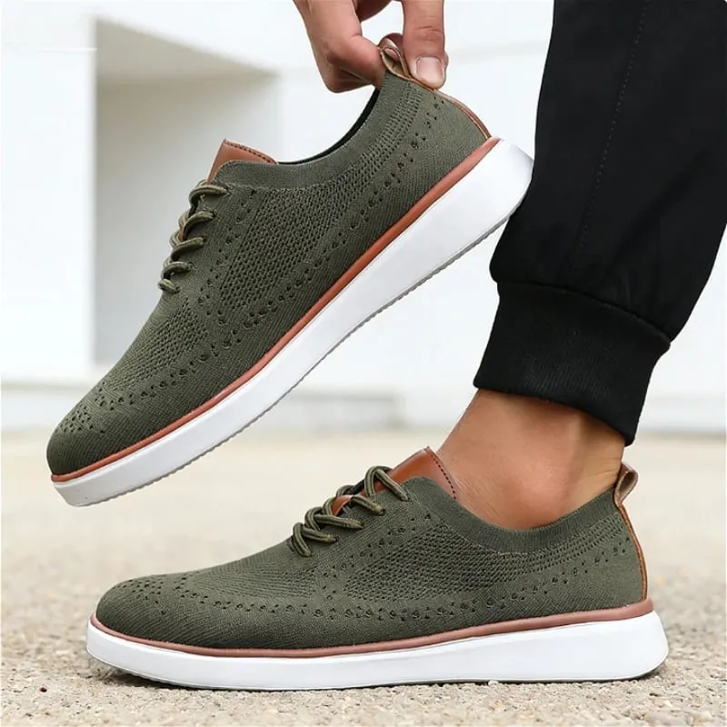 New Classis Men's Causal Shoes Mesh Breathable Non Slip Walking Shoes Fashion Soft Sole Stylish Sneakers Tennis Flat Shoes Men — image 10