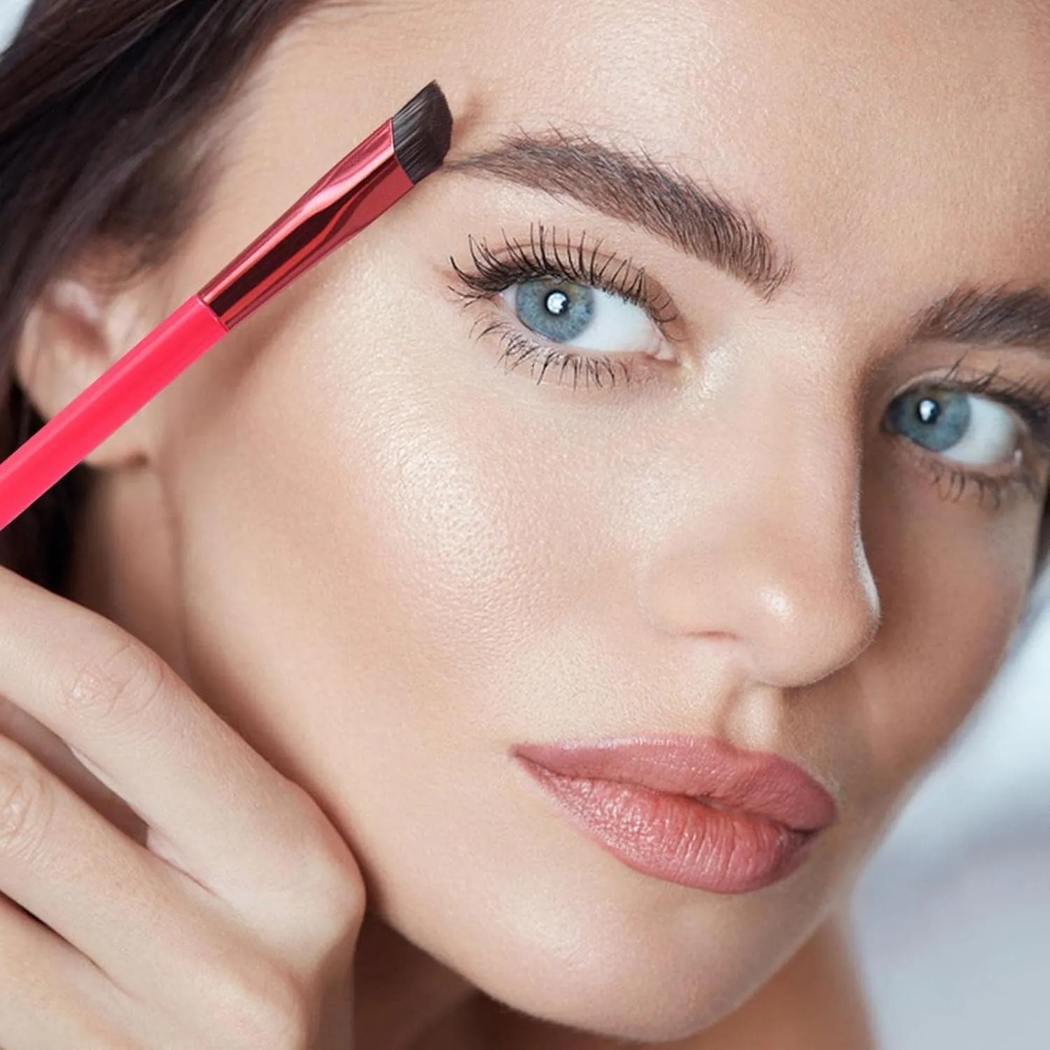 Wild Eyebrow Brush Square Stereoscopic Painting Hairline Eyebrow Paste Artifact Eyebrow Brush Brow Makeup Brushes