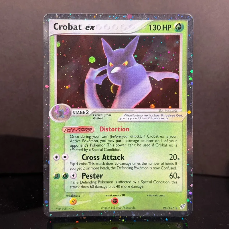 Pocket EX Deoxys Crobat Jirachi Latios Sharpedo Salamence Hariyama Deoxys Rayquaza Cosmos Holo Gold Star UR Proxy Cards