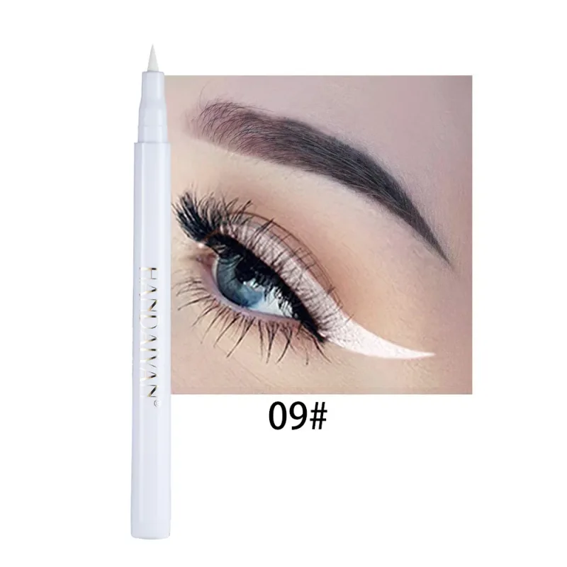 12 Colors Black Purple Liquid Eyeliner Pen Waterproof Big Eyes Makeup Smooth Quick-drying Matte Eye Liner Women Cosmetics Beauty