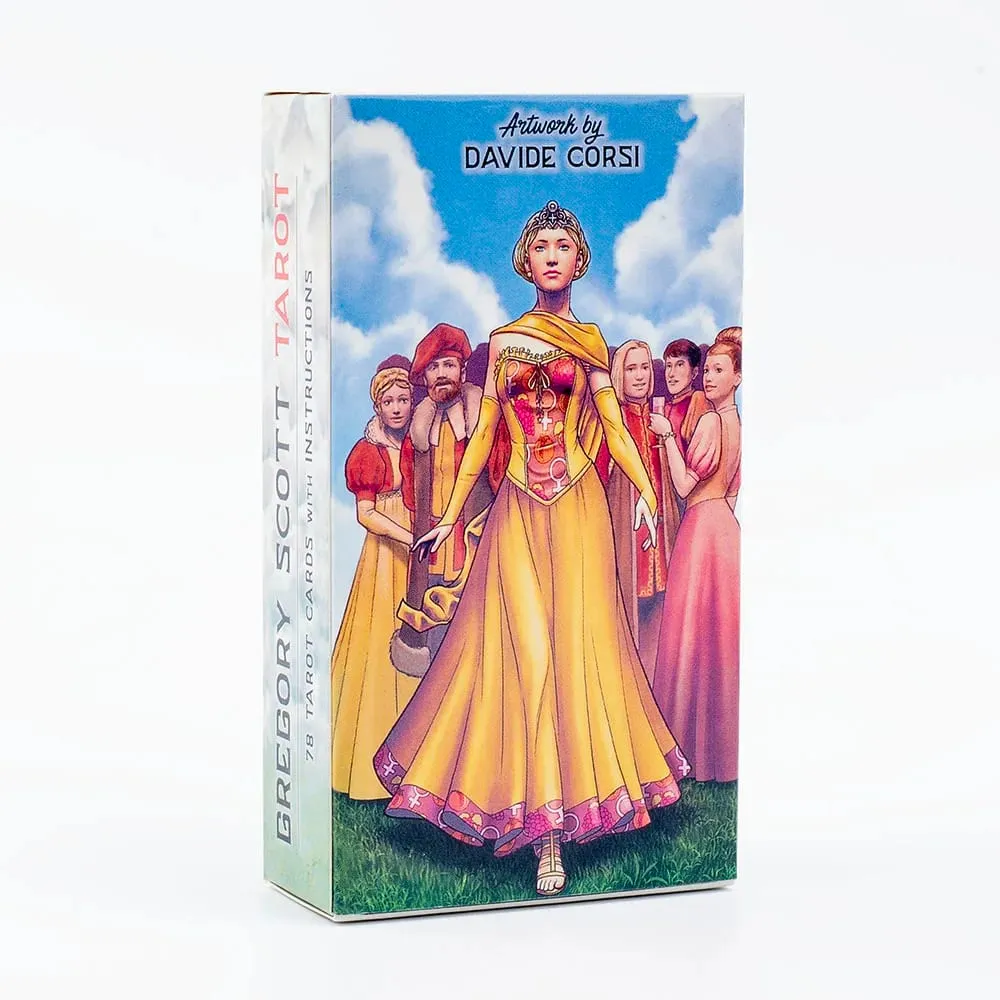 Gregory Scott Tarot 78-Card Deck tafelbladkaarten van groepsspellen voor feesten Precognition & Divinatio Oracle Set 11,1 * 6,1 cm
