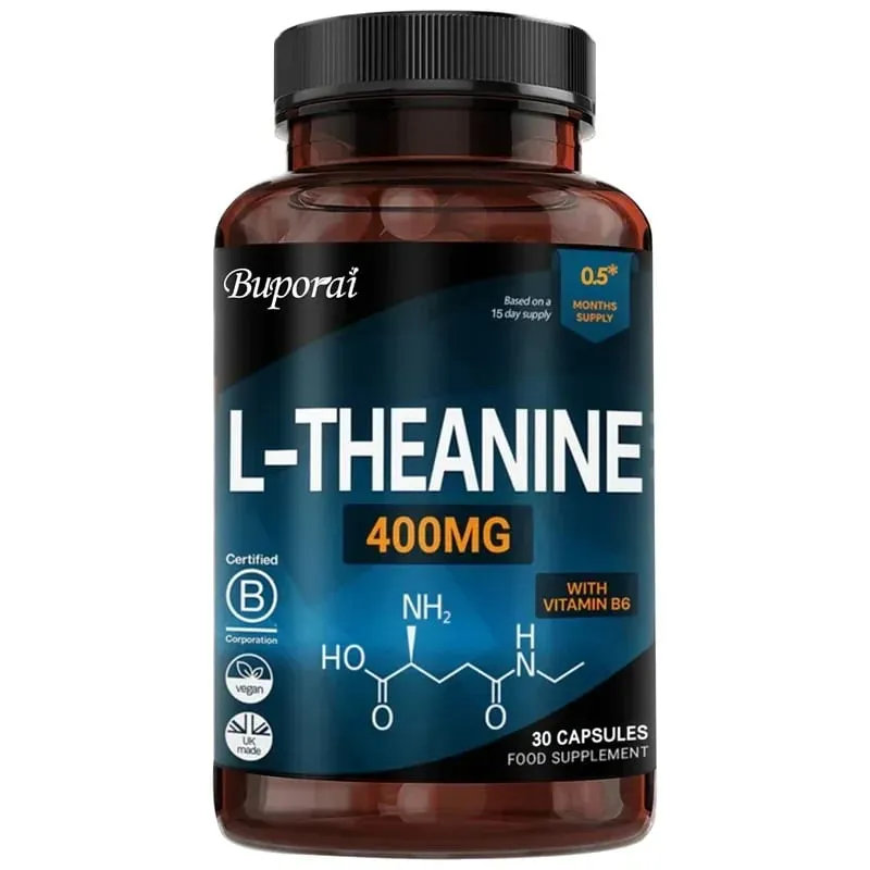 L-Theanine 400MG - Improve Mood and Reduce Anxiety Enhancing Concentration and Cognitive Function — image 8