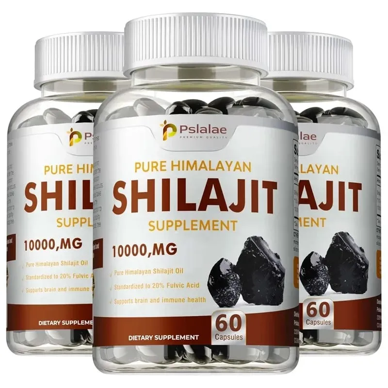100% High Purity Shilajit Mineral Supplement - Improve Performance Relieve Stress Improve Mood Increase Male Size Non-GMO