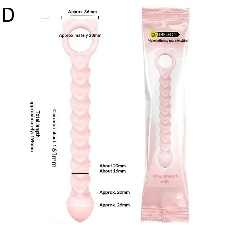 S-Beads Soft Anal Plug Anus Toys Big Balls Silicone G-Spot Stimulating Butt Plugs Adult Sex Couple Sexy
