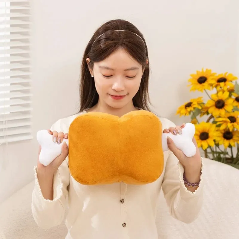 40cm Bone-In Meat Plush Bone Pillow Nakakatuwang Meat Desk Nap Pillow Stuffed Soft Doll Para sa Sleeping Sofa Cushion Room Decor — image 7