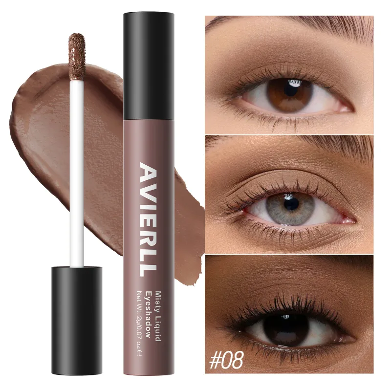 Crayon de fard à paupières imperméable, 10 couleurs, infroissable, durable, nu, marron, mat, rose, surligneur, stylo de maquillage pour les yeux