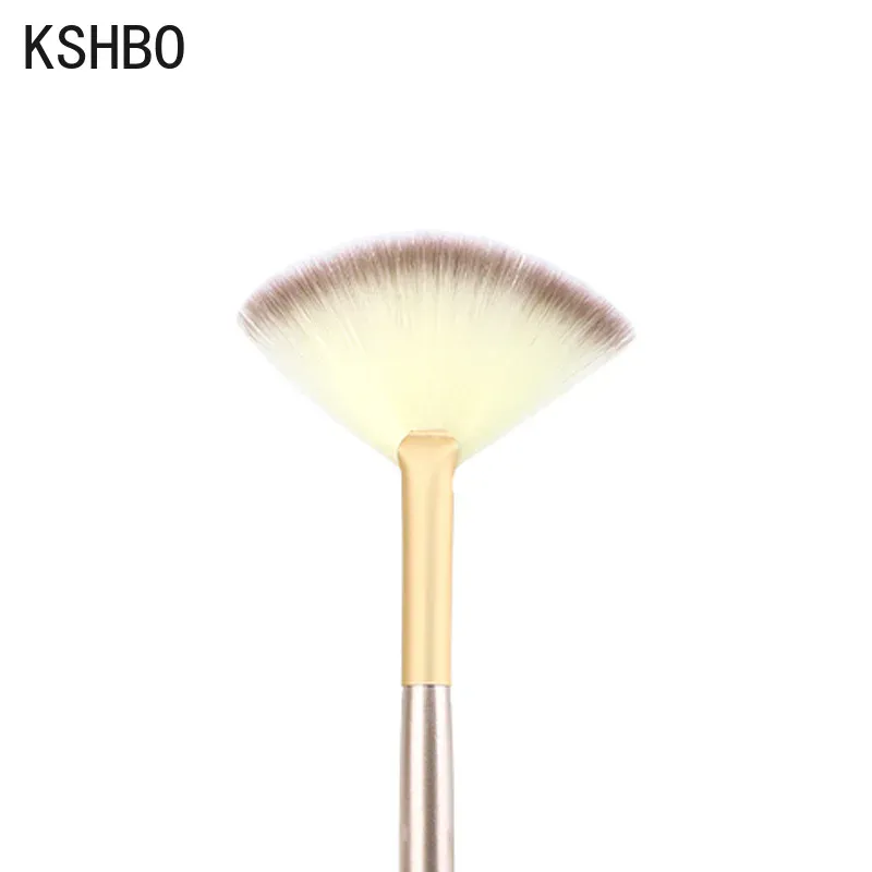 5pcs Fan Brushes Facial Brushes Soft Makeup Brush Cosmetic Applicator Tools Wooden Handle and Soft Fiber for Peel Mask