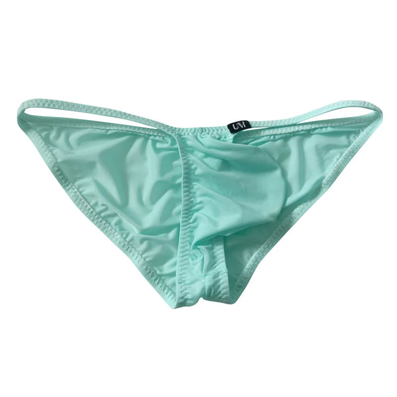 Ultra Low Waist Men's Briefs Thin Ice Translucent Sexy Underwear Comfortable Modern Fashion Buttock Highlighting Male Briefs