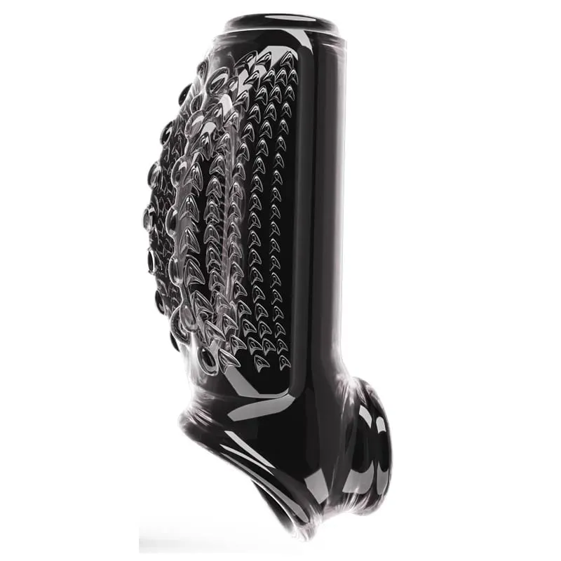 Men Penis Extender Sleeve Reusable Comdom Delay Ejaculation Penis Sleeve Dick Male Dildo Sex Toys for Men Adult 18+ Erotic Goods