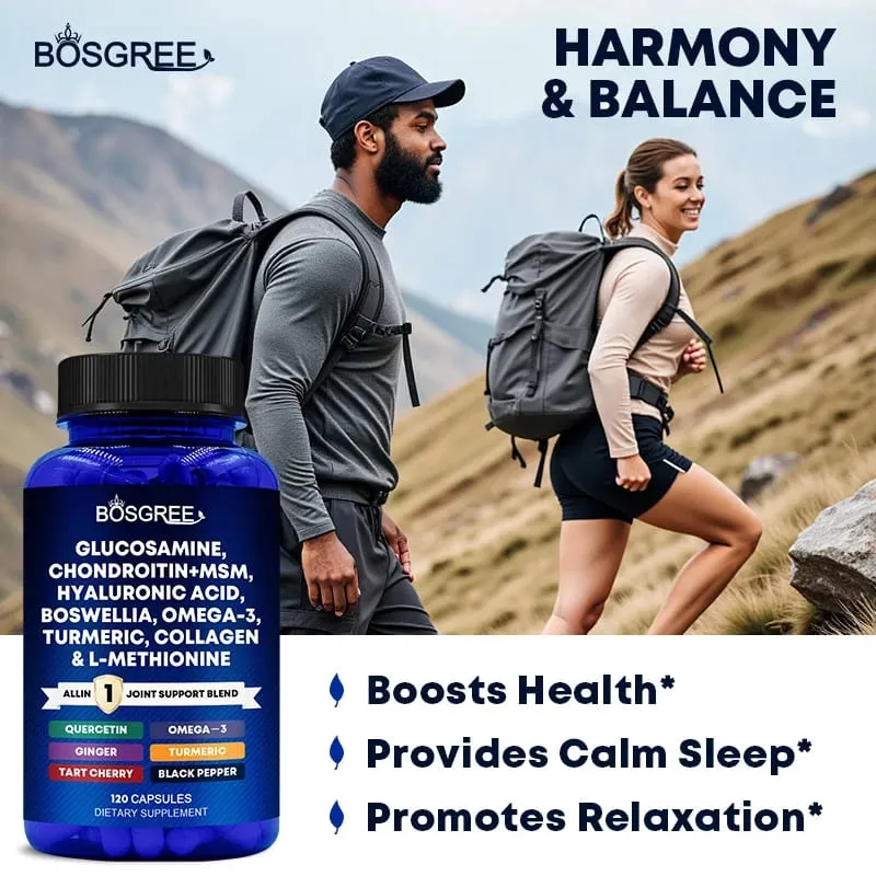 Glucosamine Chondroitin MSM - Supports Healthy Joints Cartilage and Connective Tissue - Promotes Joint Comfort and Flexibility — image 5