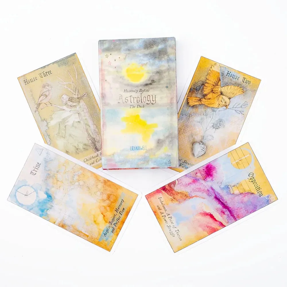 Heavenly Bodies 51Pcs Astrology Oracle Cards Deck for Fate Divination & Fortune Telling 10.4x6.1cm Board Game for Party Fun — image 4
