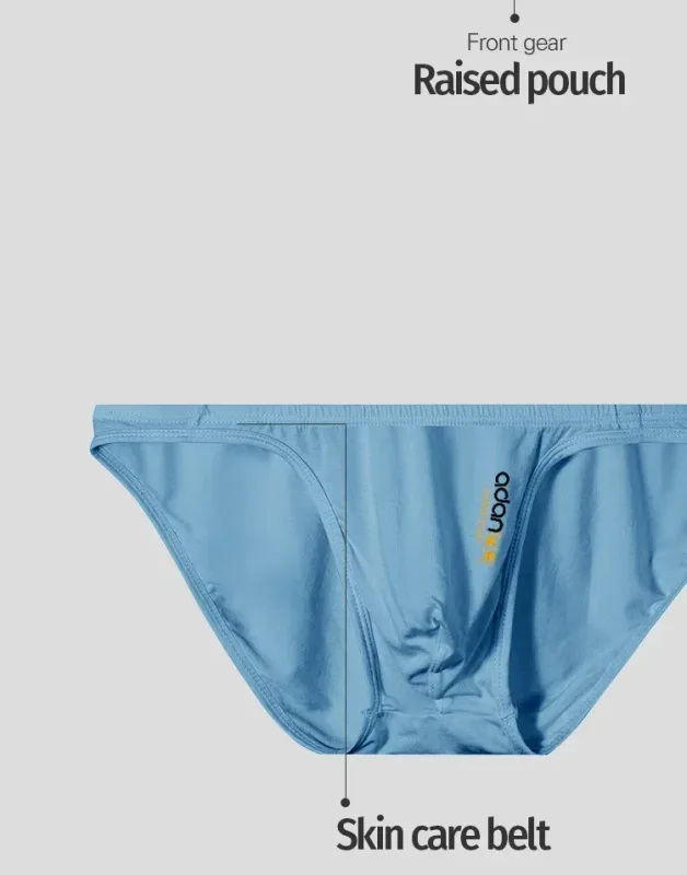 Men Modal Low‑Rise Briefs Sexy Solid Color Simple Triangle Underwear Sports Breathable Comfortable Male Panties — image 14