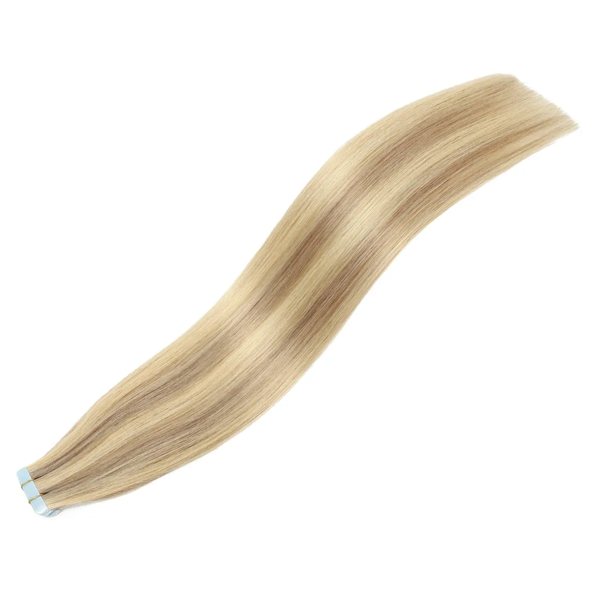 Invisible Tape-In Hair Extensions Straight Human Hair Seamless Invisible Skin Weft Design Smooth Soft Natural Texture No Frizz Easy To Wear — image 9