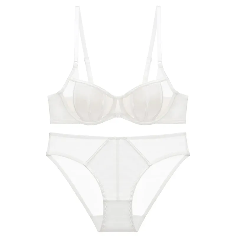 high quality satin sexy women bras and brief set push up A B C cup front closed wire summer lingerie underwear black white khaki