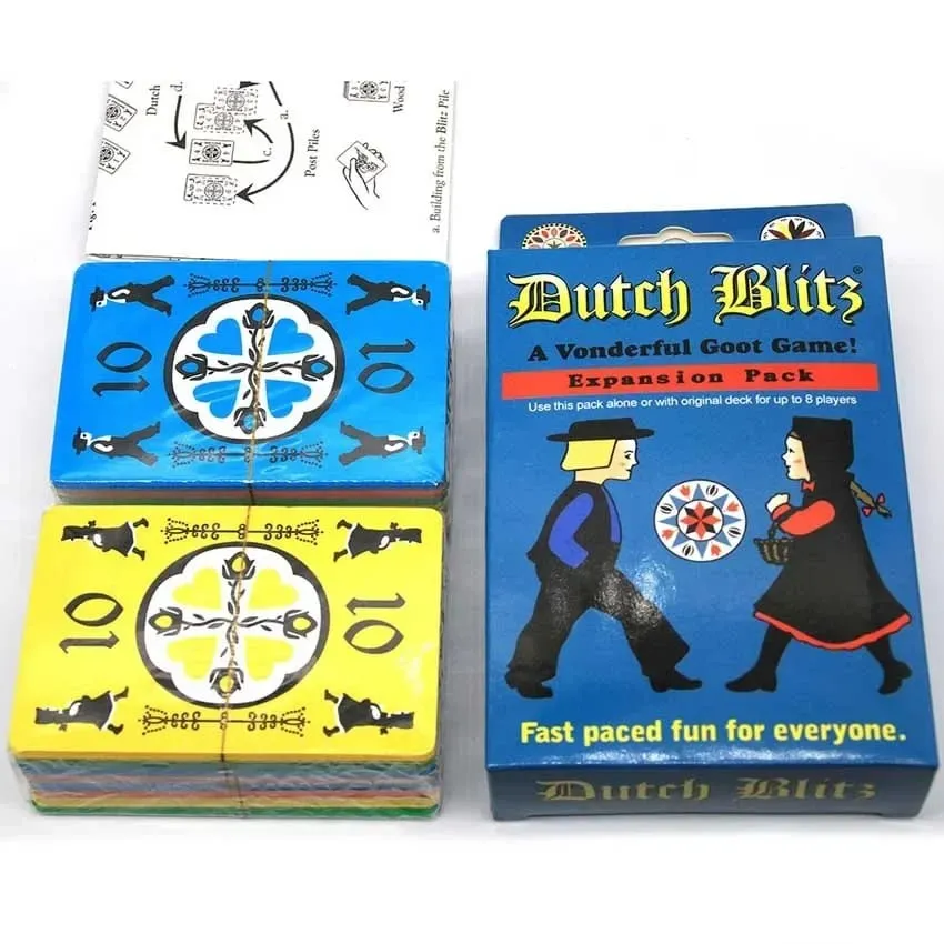 Dutch Blitz Det originale hurtige kortspil indeholder 160 kort hurtigt og nemt at lære Fantastisk familiespil til alle for 2