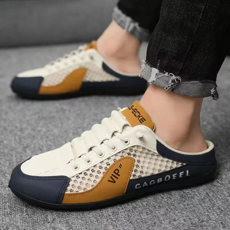 Men Casual Sneakers 2026 Summer Breathable Mesh Chunky Sole Shoes Free Shipping Sporty Comfort Men's Sneakers and Casual Shoes