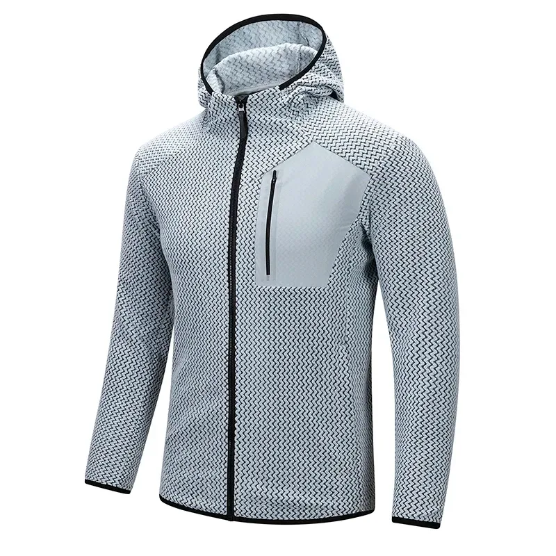 Fashionable and Versatile Warm Hooded Coats, High-quality Men's Zipper Coats for Fall/winter,Casual Sports Fitness Sweatshirts — image 24