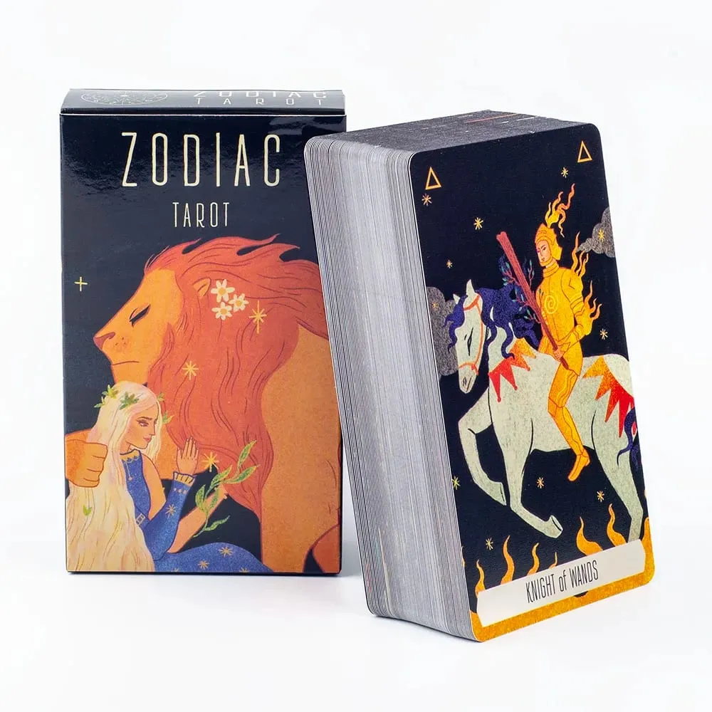 10.3x6cm Zodiac Tarot Cards for Fortune Telling And Divination Party Game Board Game Pack of 52 Unique Star Sign Cards — image 3