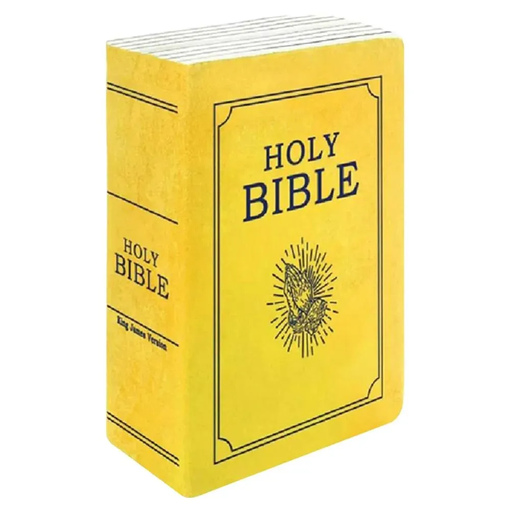 Living Room Realistic Looking Bible Pillow Sofa Cushion Plush Toy Bible Throw Pillow 33*22cm Home Decor Bible Cushion Bedroom — image 15