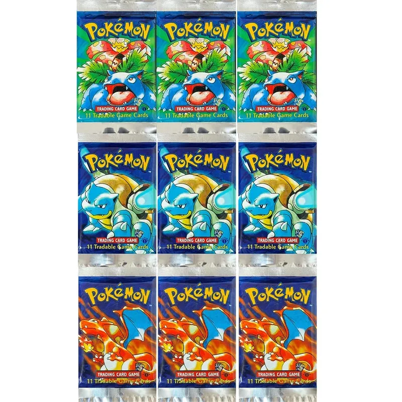 Proxy Cards Booster 36 Packs/BOX Base Set Pokemon Cards TCG Homemade Collectible Card 1ST Edition Base Set Toy Gifts PTCG