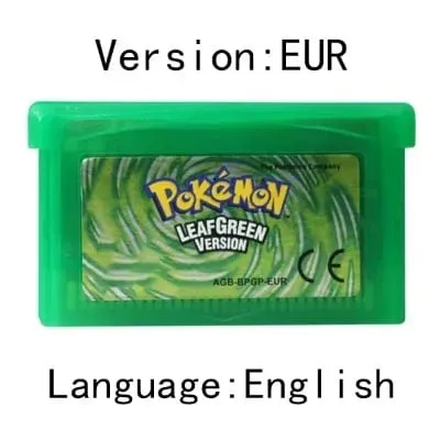 GBA Game Pokemon Series Video Game Cartridge Console Card Pokemon Emerald FireRed Ruby LeafGreen Sapphire Multi-language