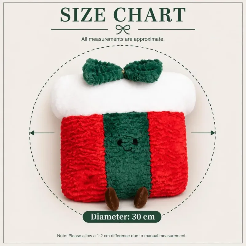 Cute Creative Shape Christmas Pillow Soft Stuffed Comfortable Gingerbread Man Cushion Seasonal Pattern Waist Cushion Home Decor — image 8