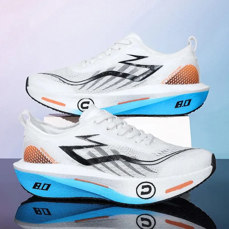 Running Shoes Carbon Board Profession Marathon Men Sports Breathable Lightweight Women's Comfortable Athletic Nonskid Sneakers