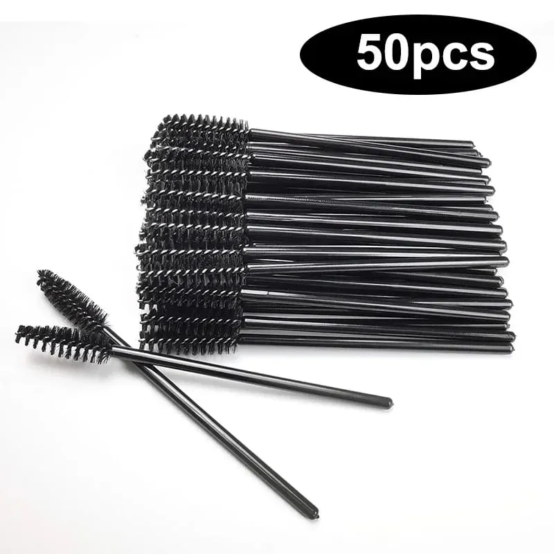 Wholesale Eyelash Brush Mascara Wands Wholesale Spoolies Eyebrow Lash Cleaning Brushes Applicator Makeup Tools 50/1000/2000pcs — image 8