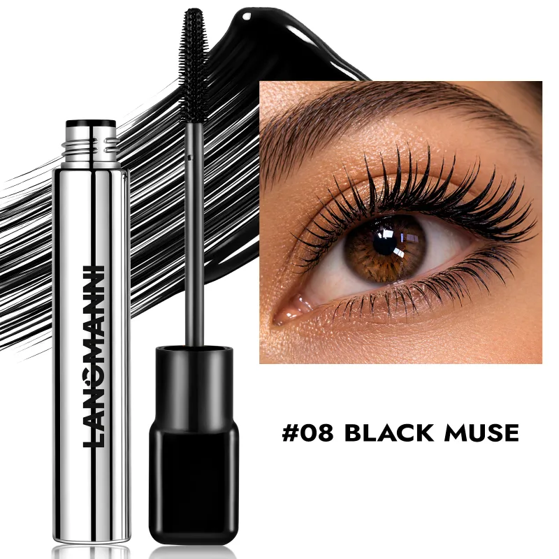 Colorful Blue Mascara Lengthens Eyelashes Extension Thick Fiber Curling Waterproof Green White Pink Black Eye Makeup Cosmetics