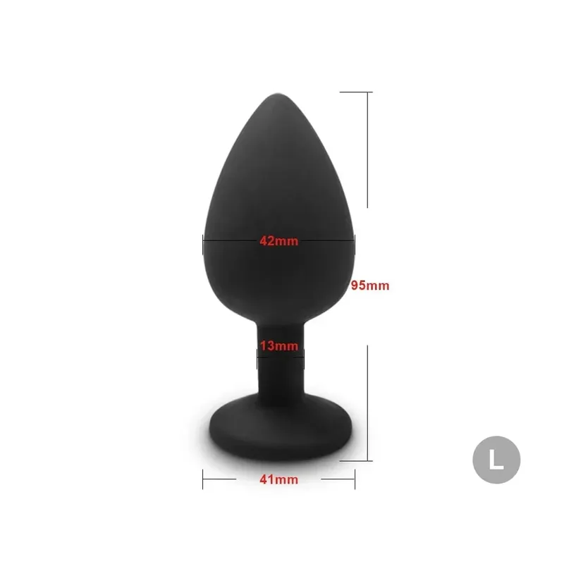 Soft Silicone Anal Butt Plug Unisex Sex Toys Men Prostate Massager Adult Gay Ass Stuffed Anal Trainer Massager for Couples — image 17