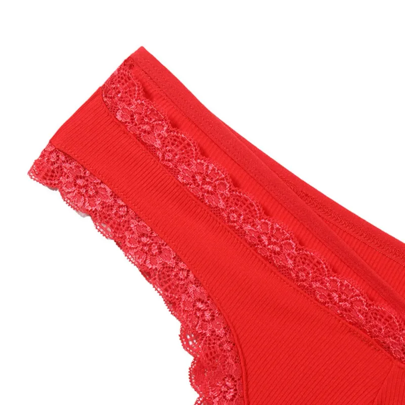 Hommes dentelle Rrim Sissy Gay slips sans couture sous-vêtements taille moyenne poche bombée Lingerie solide hommes dentelle bord Lingerie