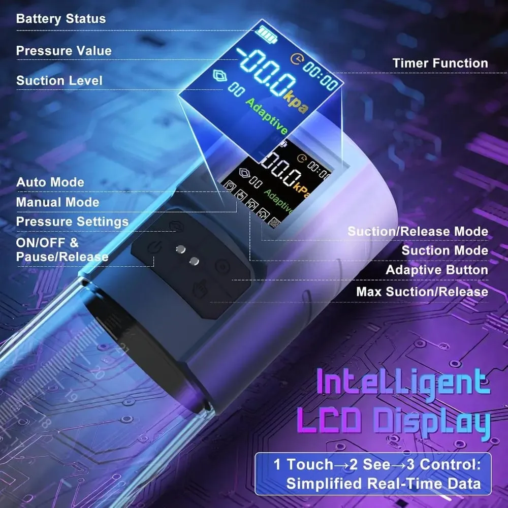 Electric Male Penis Pump Vacuum Sucking 9 Training Mode Penis Trainer Magnify Endurance Delay Ejaculation Adult Sex Toys for Men — image 5
