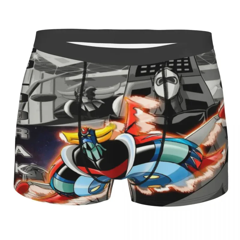 Custom Novelty Goldorak Ufo Robot Grendizer Boxers Shorts Panties Male Underpants Breathbale Briefs Underwear